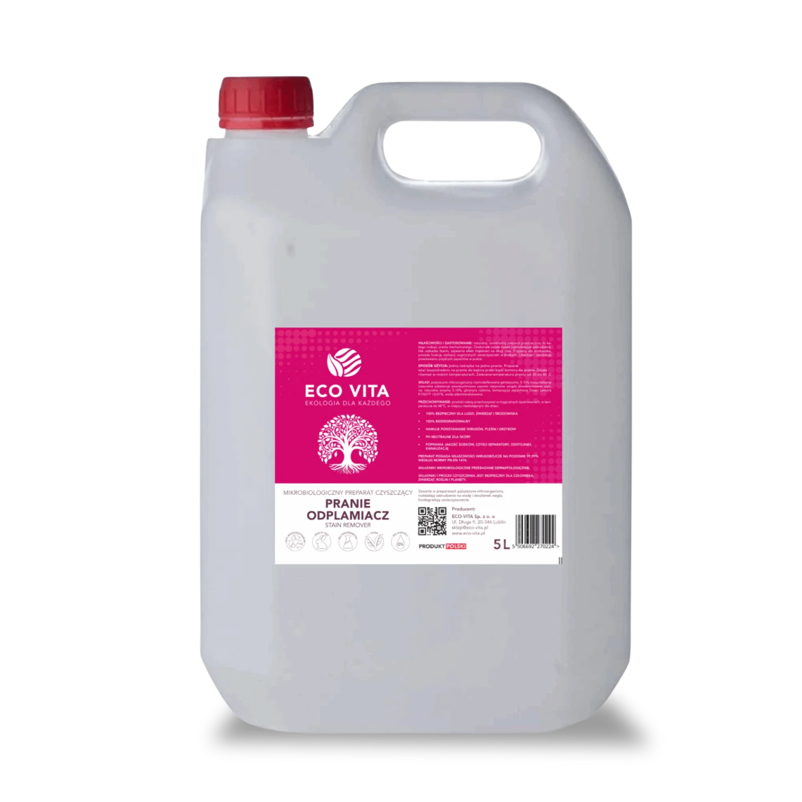 ECO-VITA PRANIE-ODPLAMIACZ 5L