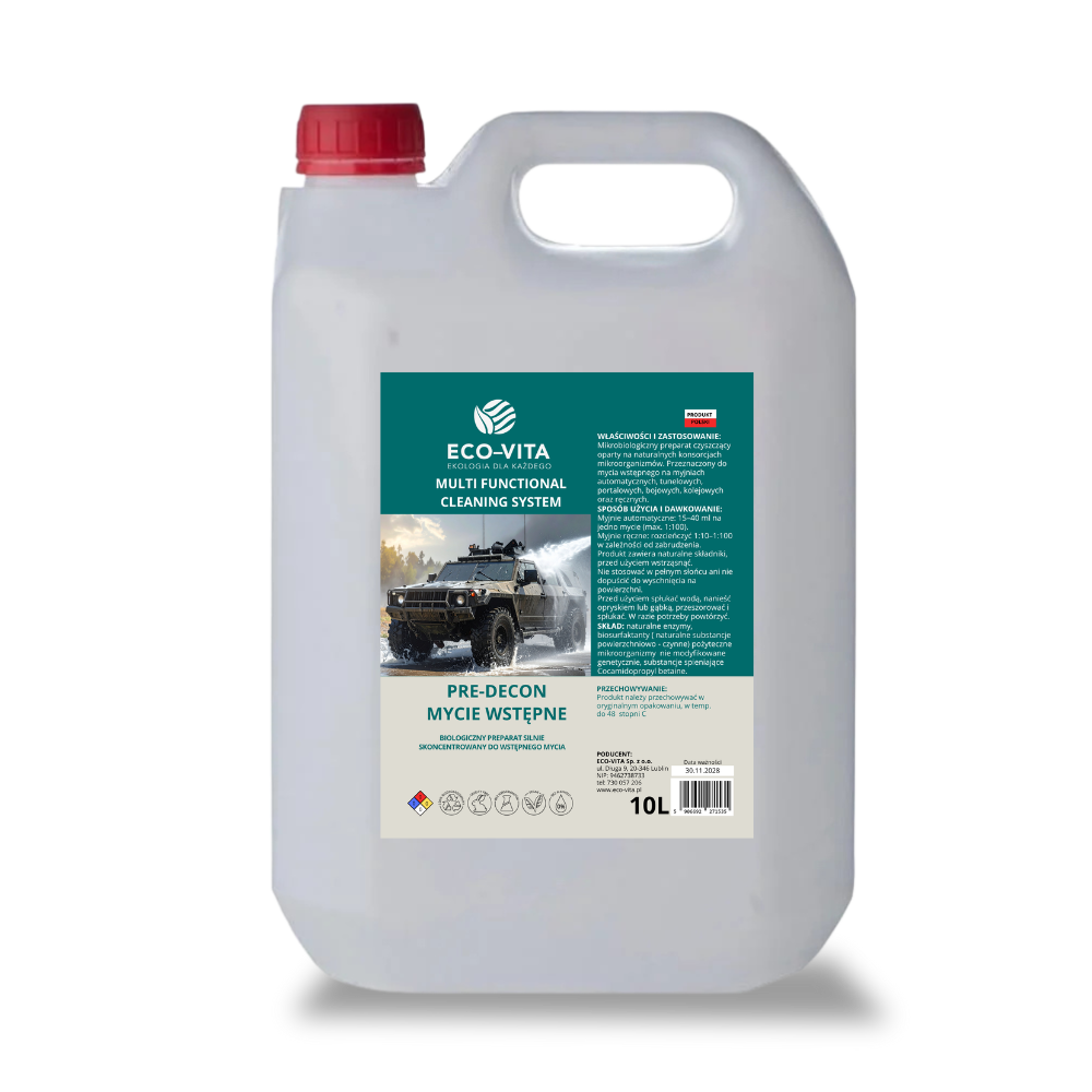 ECO-VITA PRE DECON - MYCIE WSTĘPNE 10L