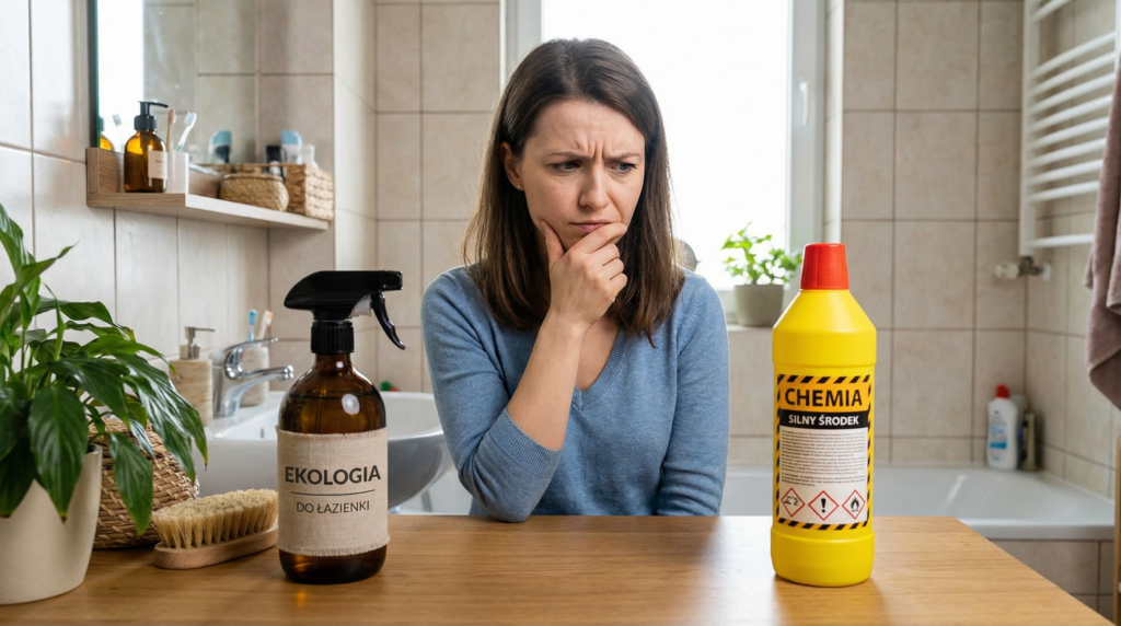 ekologiczny czy chemiczny środek do sprzątania łazienki?