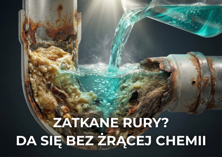 Ekologiczne udrażnianie rur -bez oparów i uszkodzeń