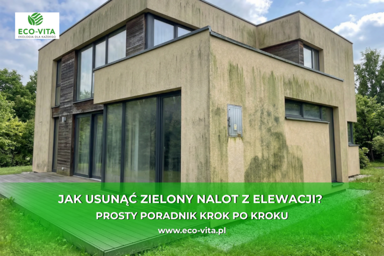 Jak usunąć zielony nalot z elewacji
